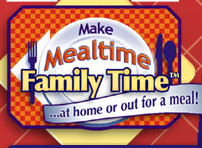 Make Mealtime Family Time - at home or out for a meal! logo